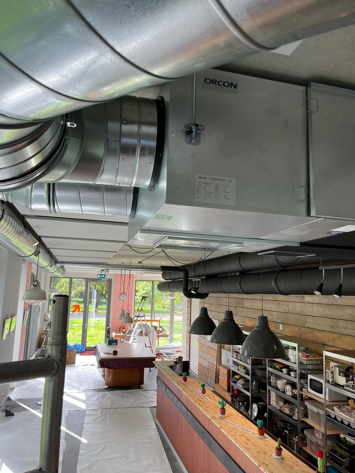 Ventilatie - foto van een gerealiseerd ventilatieproject