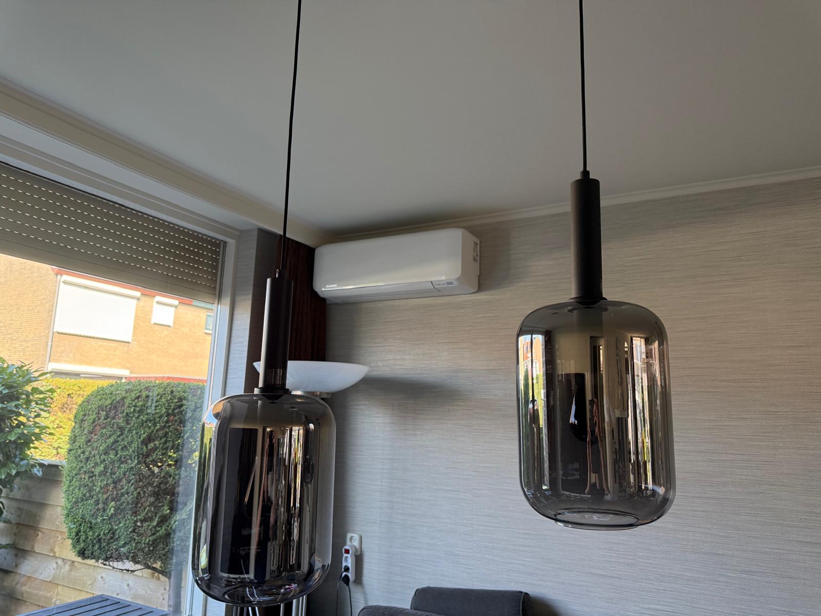 Mitsubishi wandairco in woonkamer in Strijen